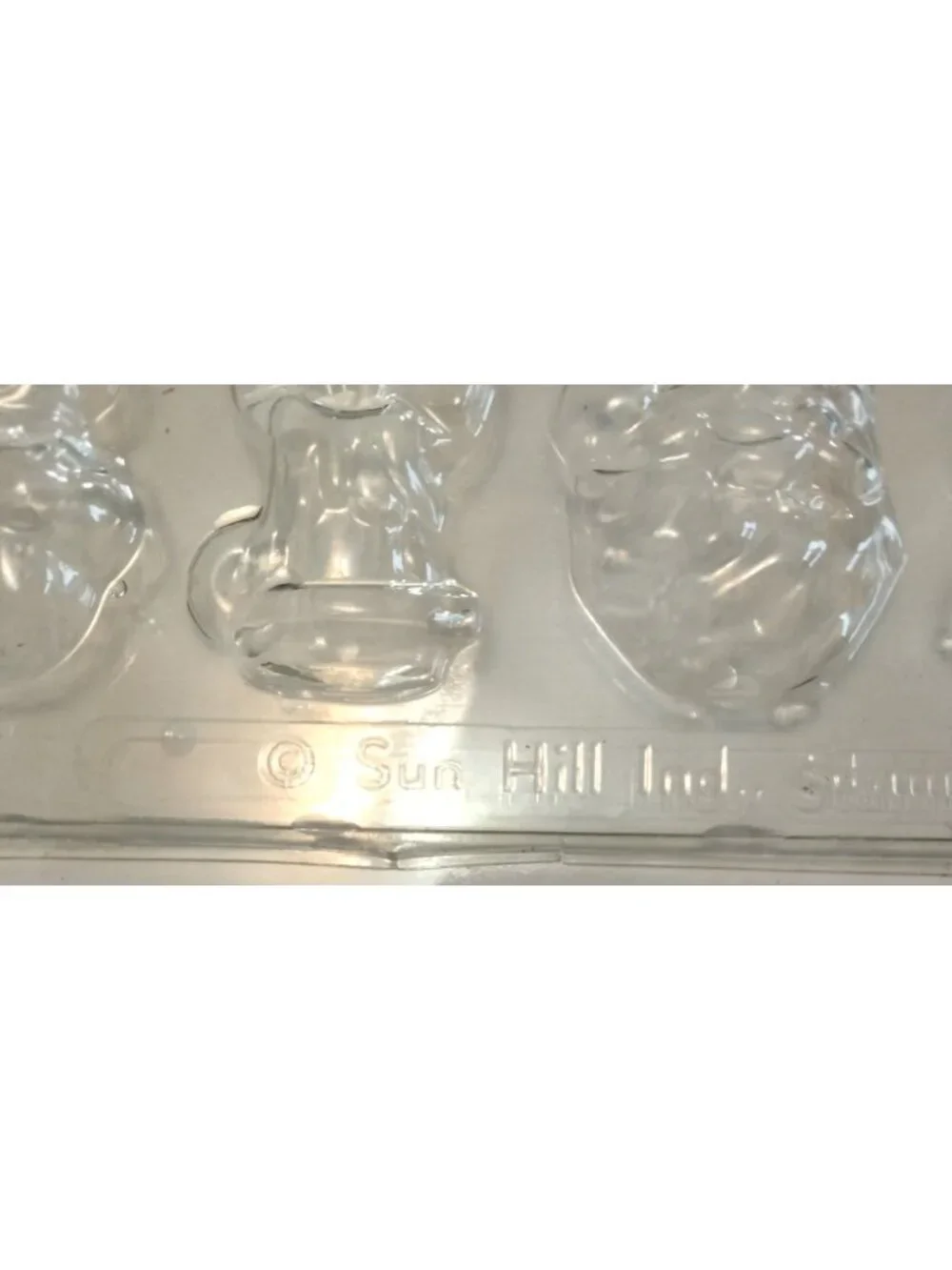Christmas Candy Mold Chocolate Fondant Bells Candy Cane Santa Claus Stocking